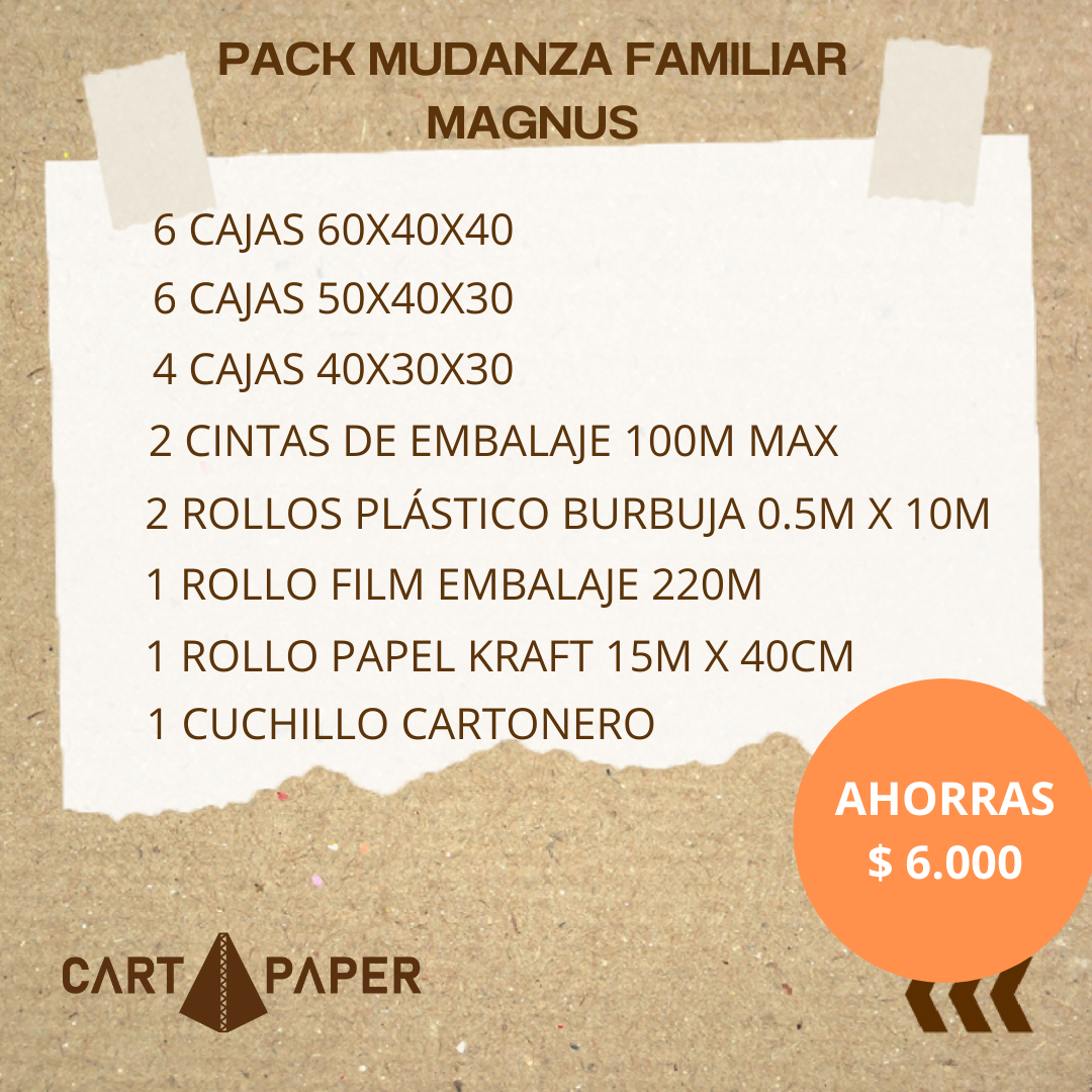 Pack 4 Rollos Papel Embalaje/Papel Craft Grande
