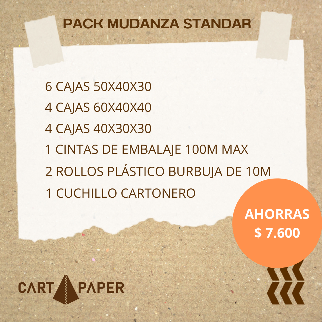 PACK MUDANZA STANDAR – Cart Paper